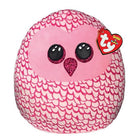 Ty Squish A Boo Owl Pinky Plush Cushion 23 Cm