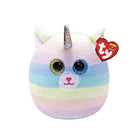 Ty Squish A Boo Plush Cushion Cat Heather 8 Cm