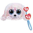 Ty Fashion Sequin Purse Seal Icy