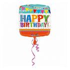 Anagram Foil Balloon Happy Birthday 43X43 Cm