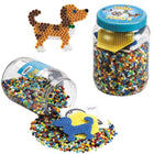 Hama strijkkralen 7000 stuks multicolor met hond en zeshoekplaat