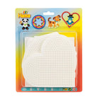 Hama Ironing Beads Pegboards 4 Pieces White