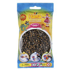 Hama strijkkralen 1000 stuks chocoladebruin