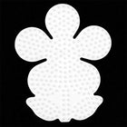 Hama Iron-on Beads Flower Pegboard White