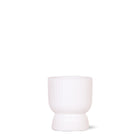 Sierpot diabolo Ø6 cm wit keramiek