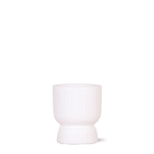 Sierpot diabolo Ø6 cm wit keramiek