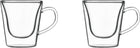 Koffie- en theeglas 29,5 cl dubbelwandig 2 stuks