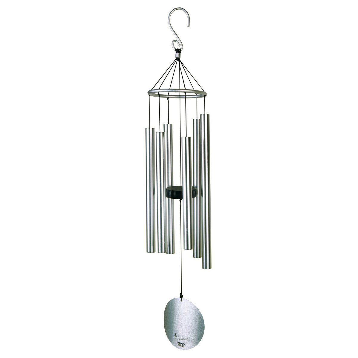Windgong 91 cm zilver aluminium