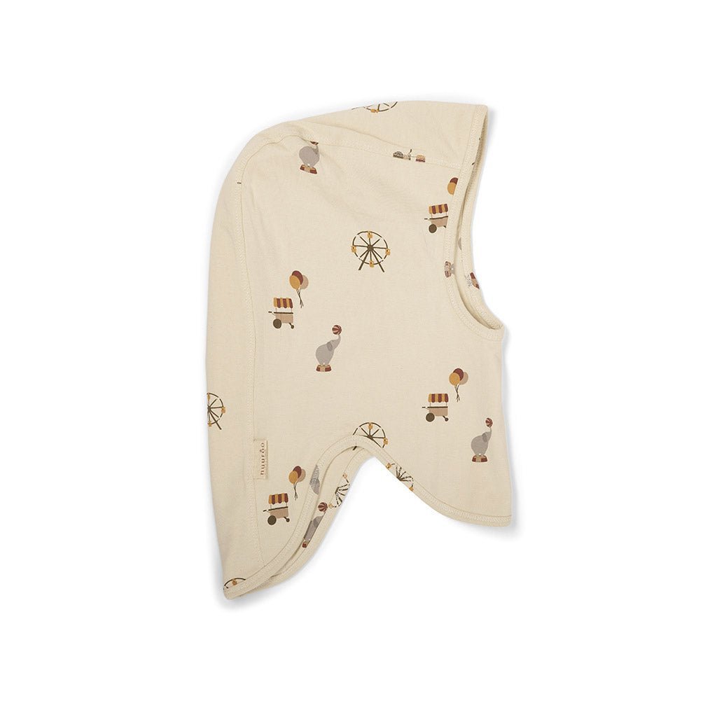Alma jersey elephant hoodie-Cream - Circus