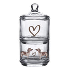 Storage Jar Lid Ø 10x21 cm Glass Dachshund Storage Container