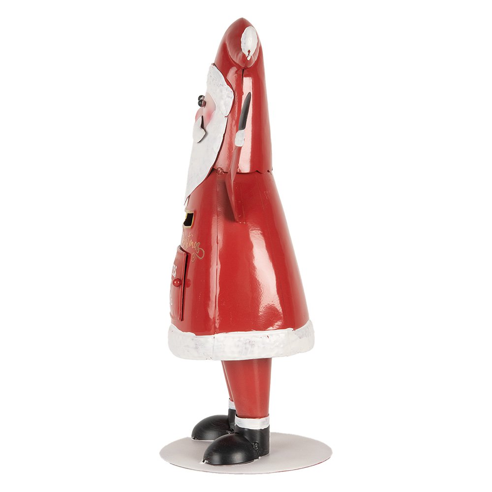 Kerstdecoratie Brievenbus 16x14x35 cm Rood Metaal