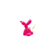 Keramiek ornament roze 5,5x6,5 cm