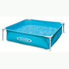 Intex Mini Frame Zwembad blauw 122x122x30 cm 337L
