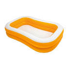 Intex opblaaszwembad 229x147x46 cm oranje