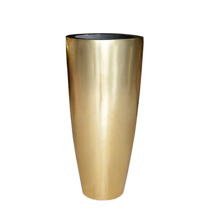 Plantenpot Kentucky gold Ø47xH100 cm fiberstone