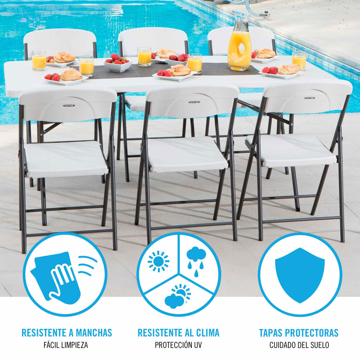 Lifetime Vouwbare Stoel Lifetime 47 X 84,5 X 50 Cm