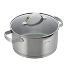 Kookpan 4L RVS met glazen deksel