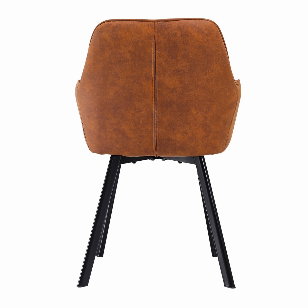 Fauteuilset 2 stuks bruin microvezel