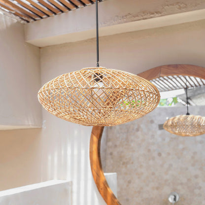 Rattan Lampenkap Boho Hanglamp Plafondlamp Arana Sfeervol