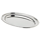 Dienblad ovaal verzilverd 24x16 cm