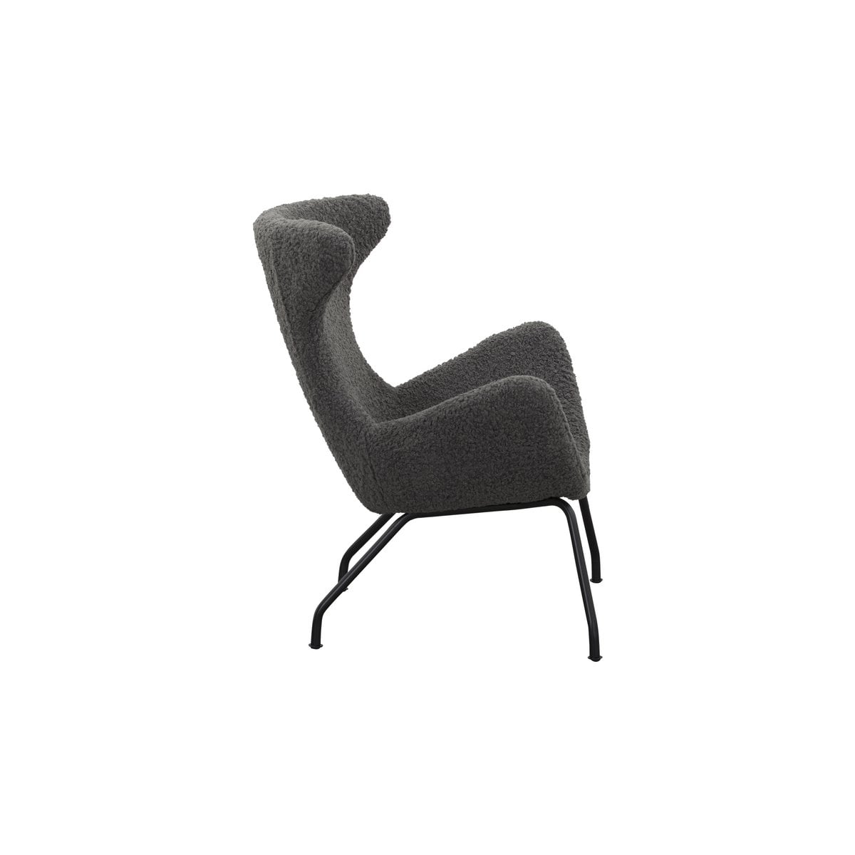 Relax fauteuil teddybont grijs 77x62x95 cm