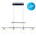 Hanglamp Kemi 82 cm metaal opaalglas