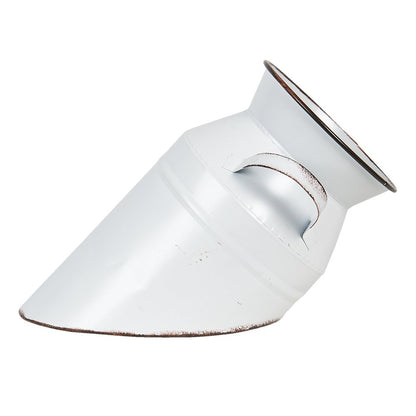 Decoration Milk Can Ø 17x30 cm White Metal Milk Jug
