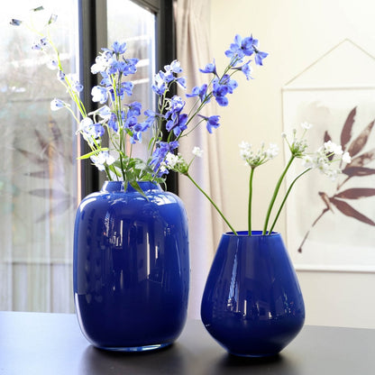 Vaas Artic 21x21x29 cm glas blauw