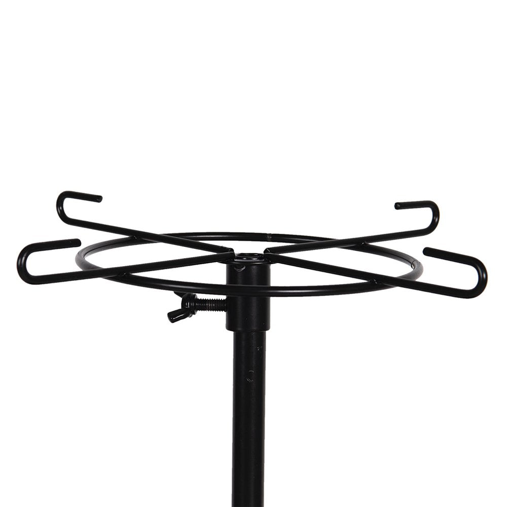 Display 4 Haken Ø 25 cm Zwart Metaal