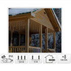 Ijspegel lichtgordijn 3.5 m 180 LED's extra warm wit