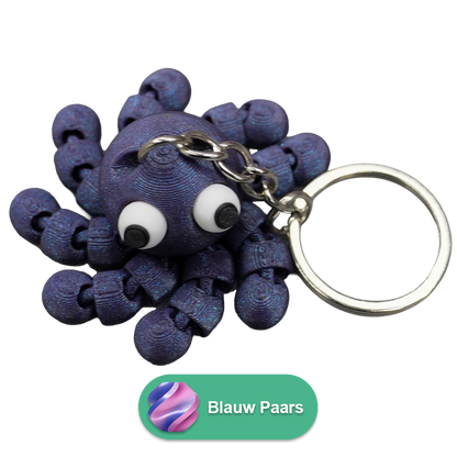 Sleutelhanger octopus PLA beweegbaar