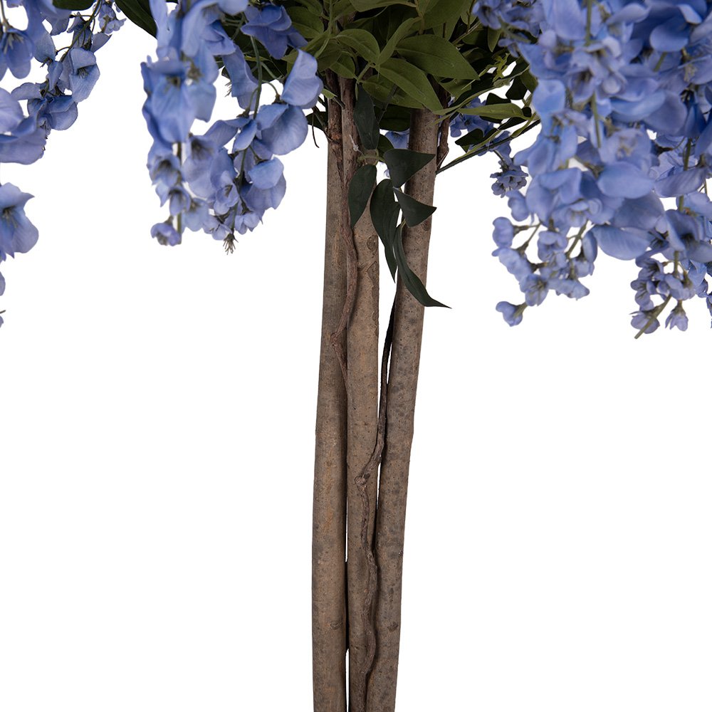 Kunstboom 40x40x170 cm Blauw Kunststof