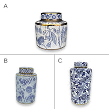 Blauw Witte Porseleinen Bloemenvaas Voor Keuken Thuis