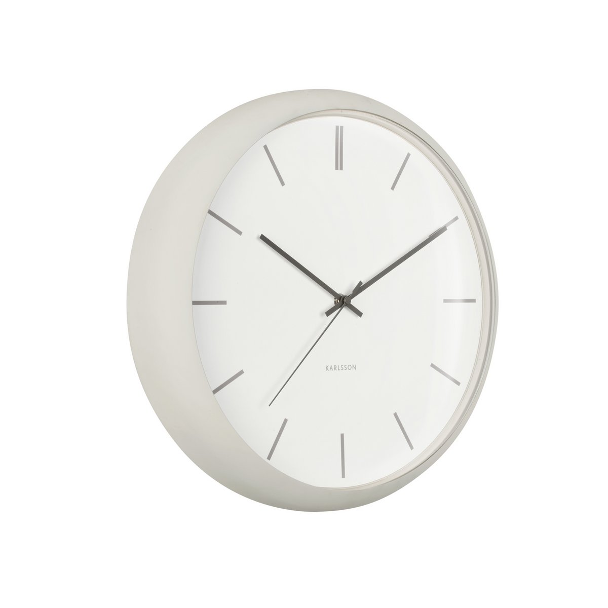 Wandklok Karlsson ijzer rond 50 cm