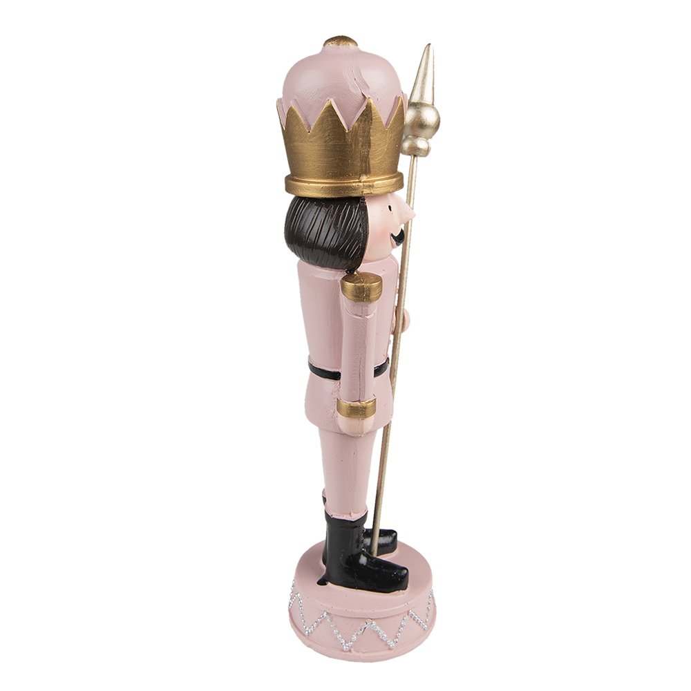 Kerstdecoratie Notenkraker 23 cm Roze Kunststof
