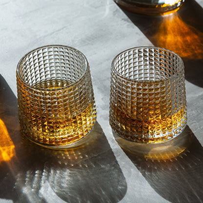Whiskyglazen set van 2 borosilicaat glas