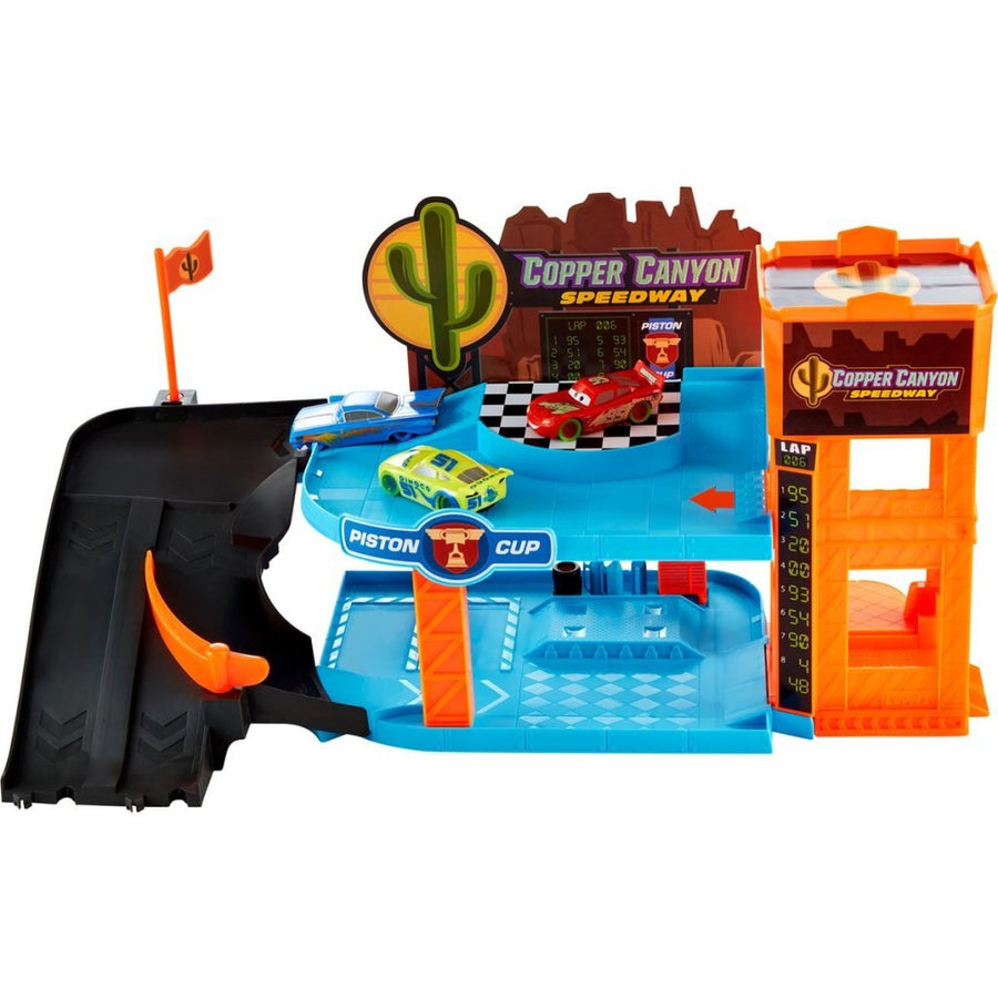 Disney Cars Garage Glow Racers + 3 Auto'S