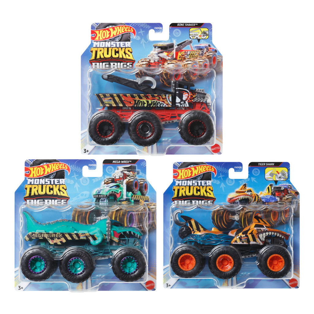 Mattel Hot Wheels Monster Truck Big Rigs Assorti
