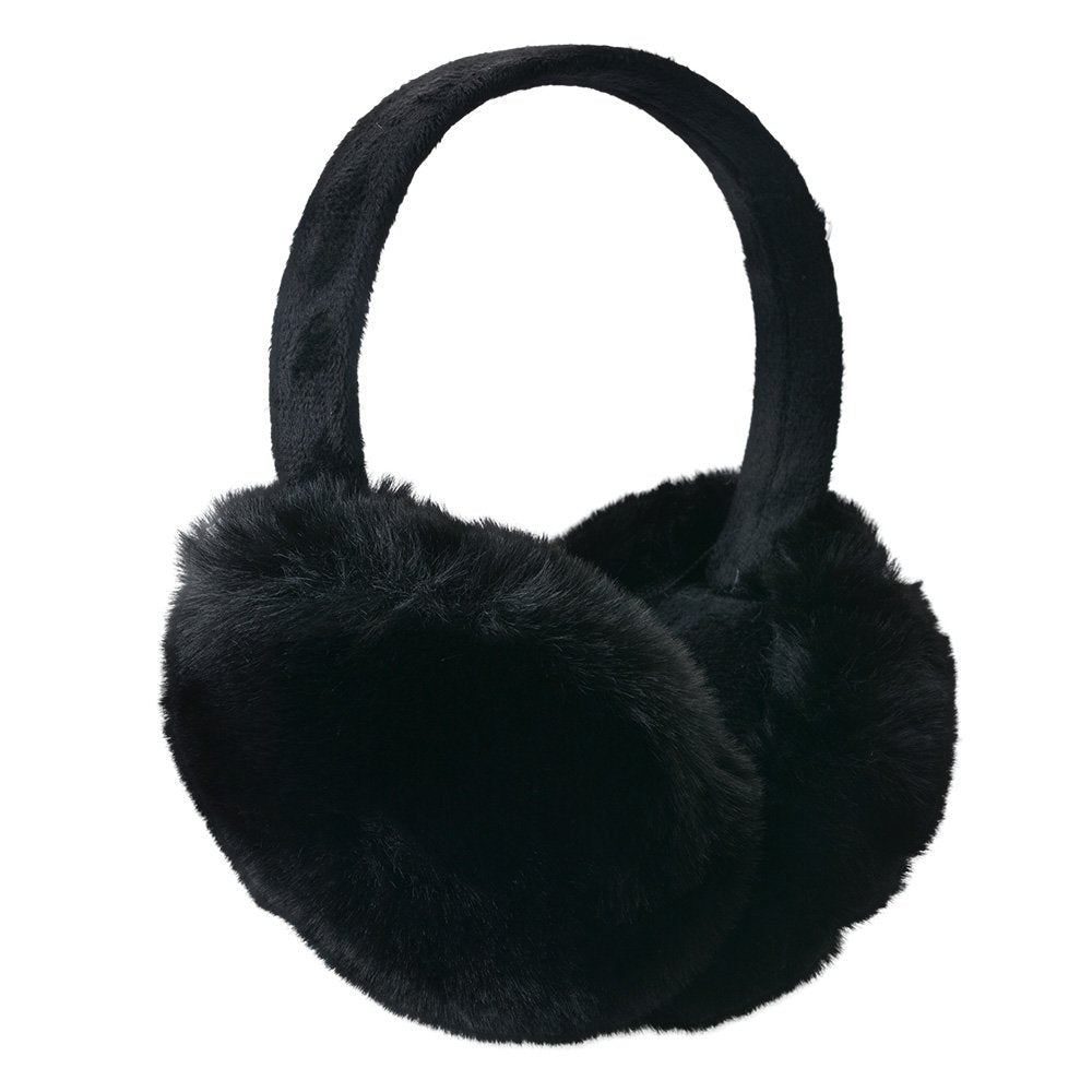 Oorwarmers zwart polyester