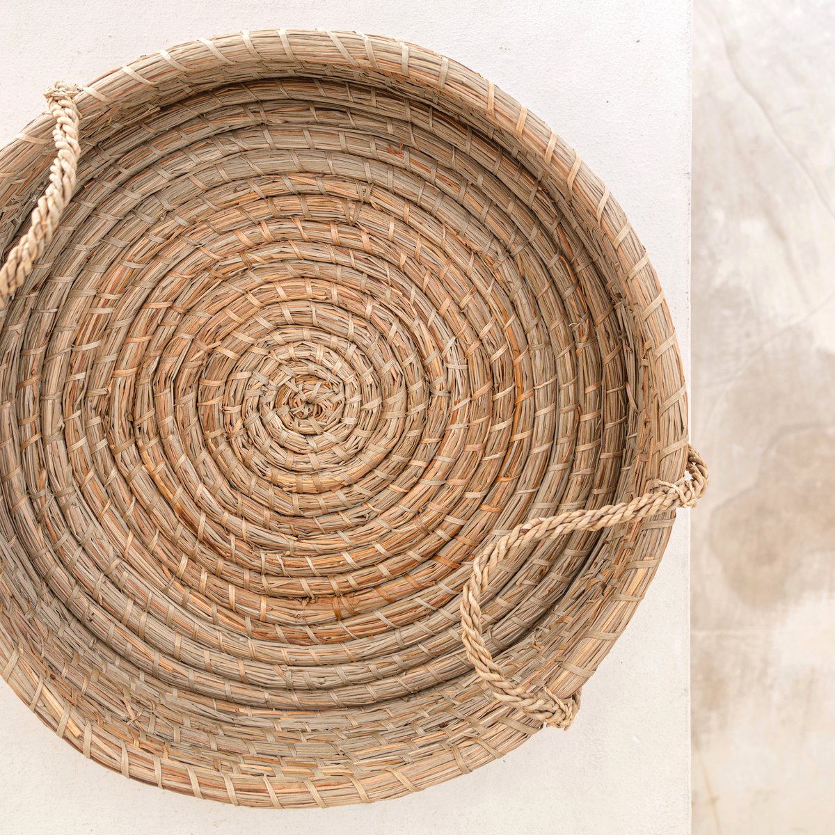 Dienblad rond zeegras 35 cm