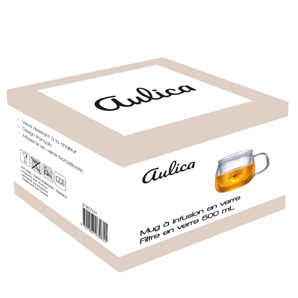 Glazen infusiemok 550 ml glas