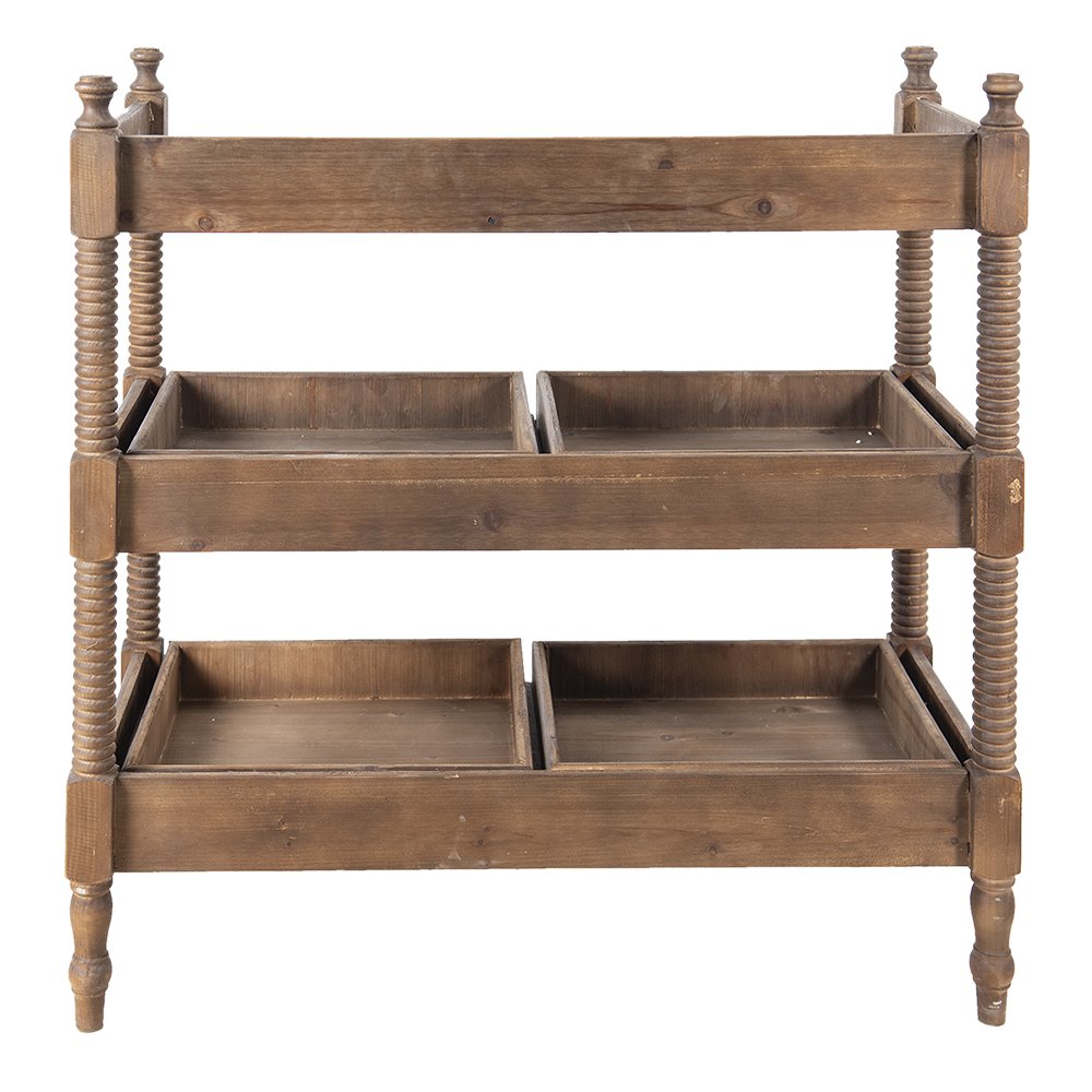 Wandtafel 99x44x99 cm hout bruin