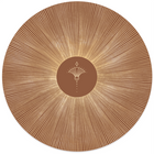 Muurcirkel golden sun 60 cm Dibond