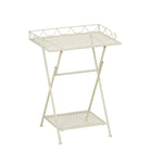 Side table outdoor Marseille Off-white
