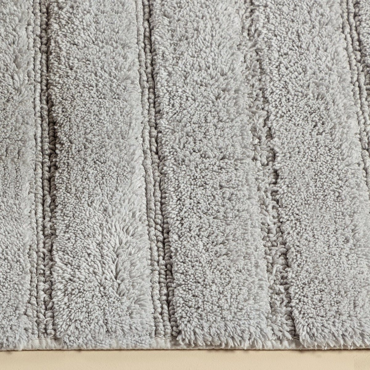 Toiletmat 59x59 cm katoen witte rook