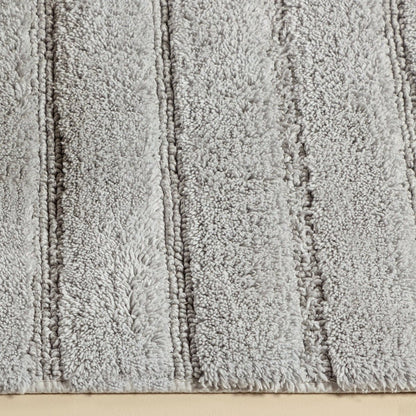 Toiletmat 59x59 cm katoen witte rook