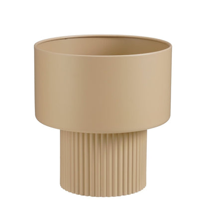 Bloempot Lux 33x31,5 cm lichtbruin ijzer