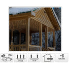 Icicle Light Curtain - 1.70 Meter - 90 LEDs - Extra Warm White - Soft Wire