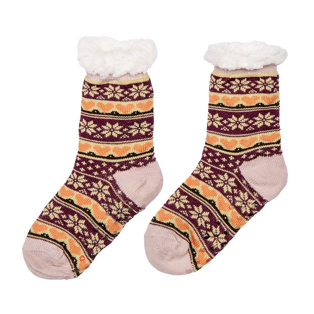 Kerstsokken set 12 stuks one size meerkleurig synthetisch