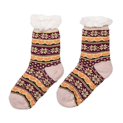 Kerstsokken set 12 stuks one size meerkleurig synthetisch